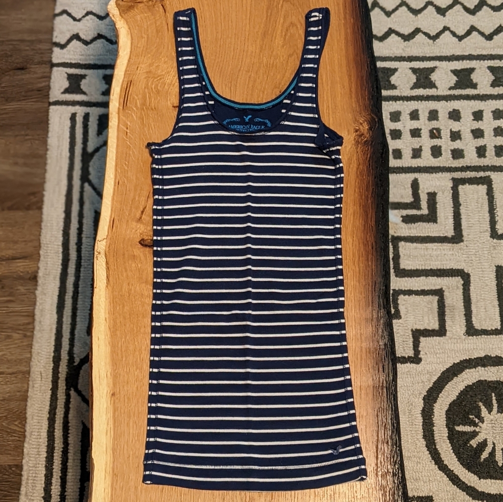 American Eagle Striped Tank Top, XS